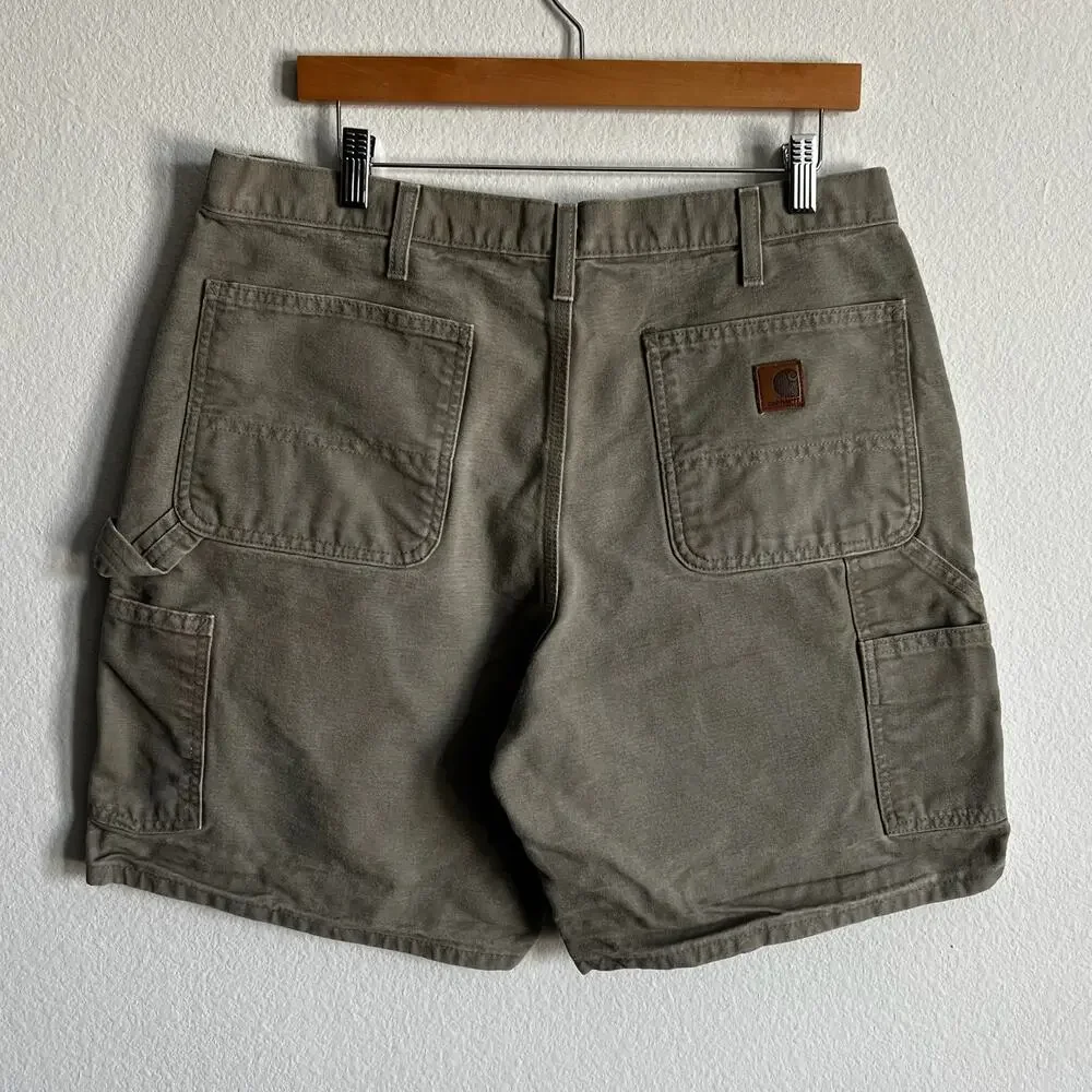 Carhartt B25 DES brown work wear carpenter shorts